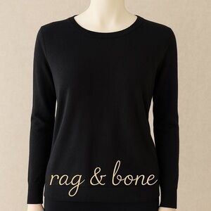 rag & bone Extrafine Merino Wool Black Sweater Minimalist
Cizy Chic Knit $315 M